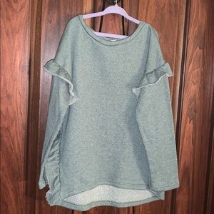 Shop Stevie Ruffle sweater size 13/14